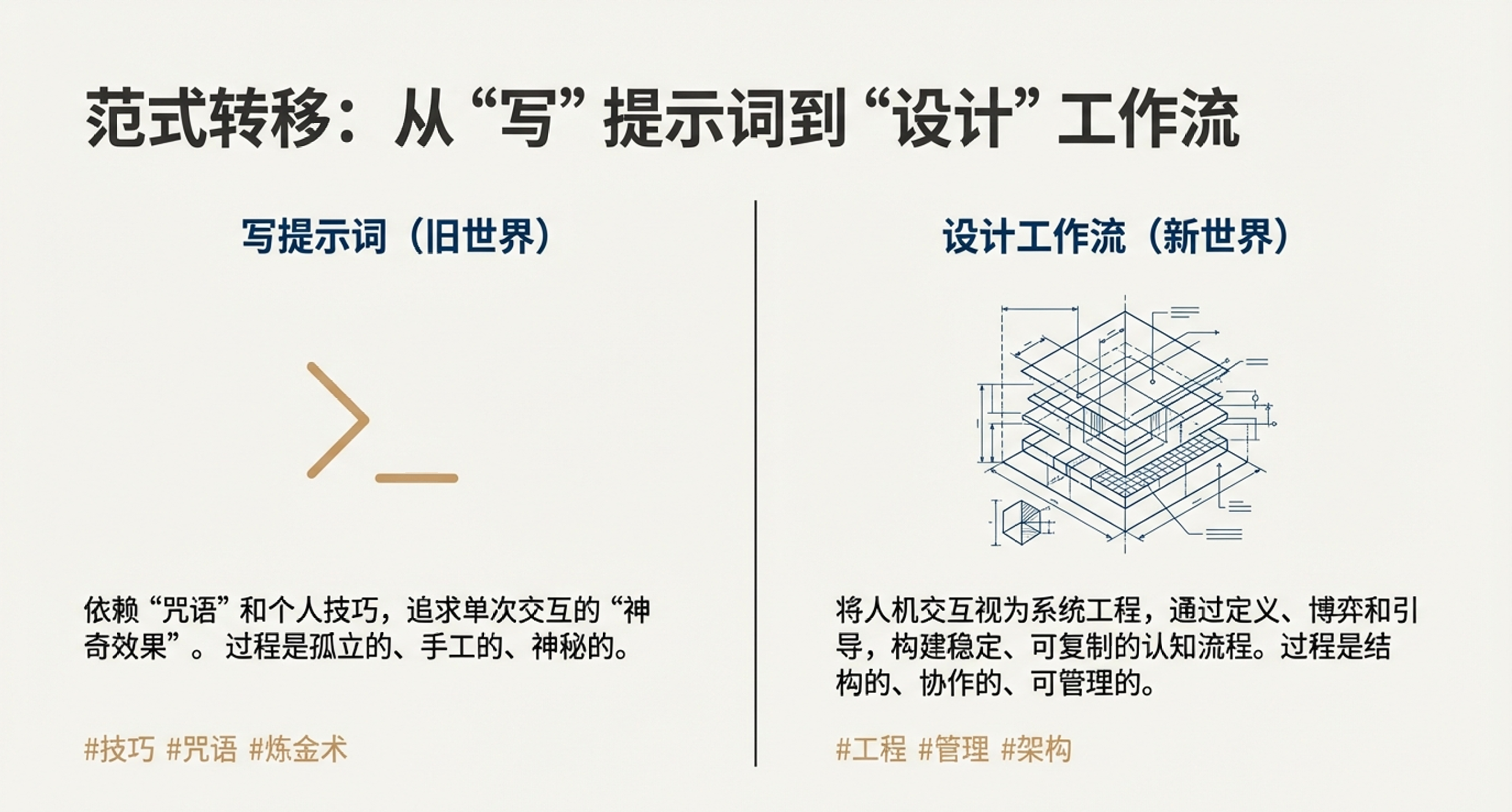 提示词工程 2025：从"写"提示词到"设计"人机协作工作流